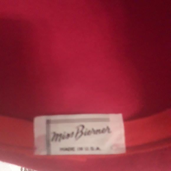 Vintage Michael Howard Miss Bierner Pink Hat